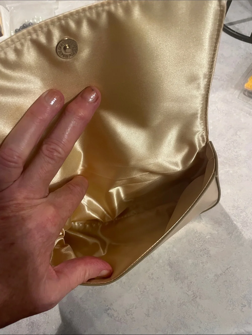 New Chantecaille Shimmering Gold Clutch